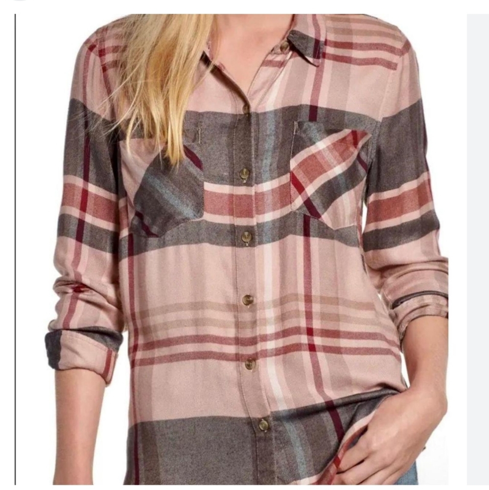 Lucky Brand Plaid Top